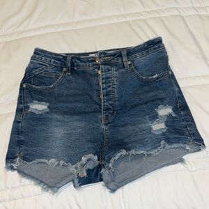 Free People Jean shorts